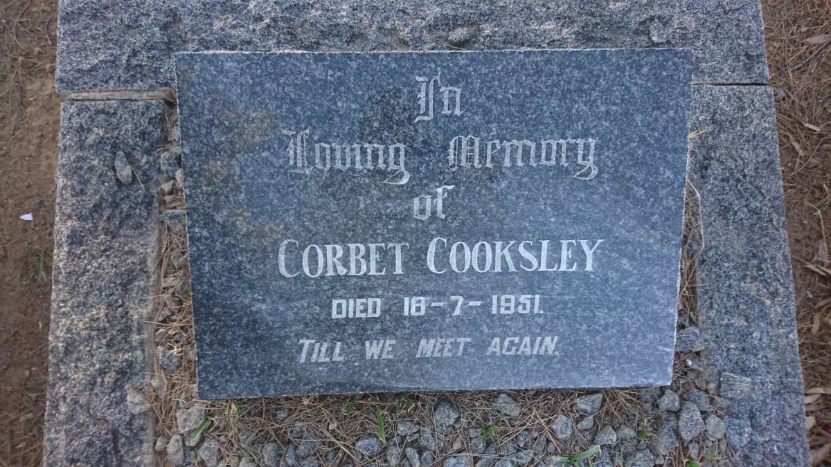 COOKSLEY Corbet -1951