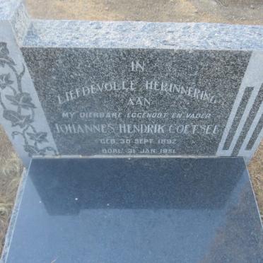 COETSEE Johannes Hendrik 1892-1951