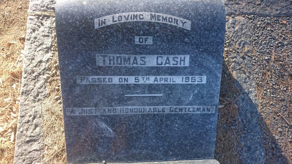 CASH Thomas -1953