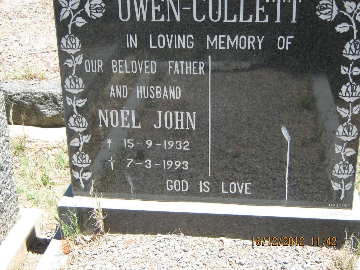 COLLETT Noel John, OWEN 1932-1993