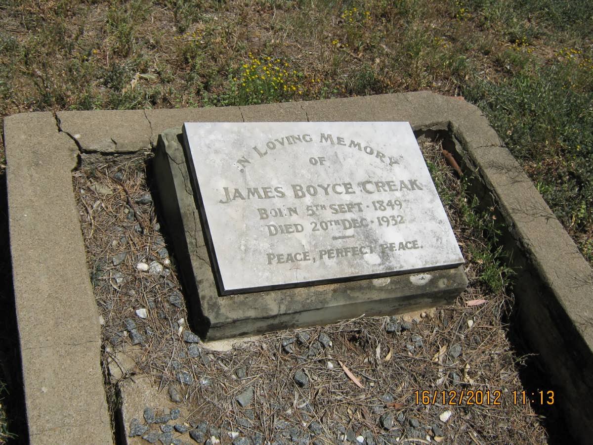 CREAK James Boyce 1849-1932