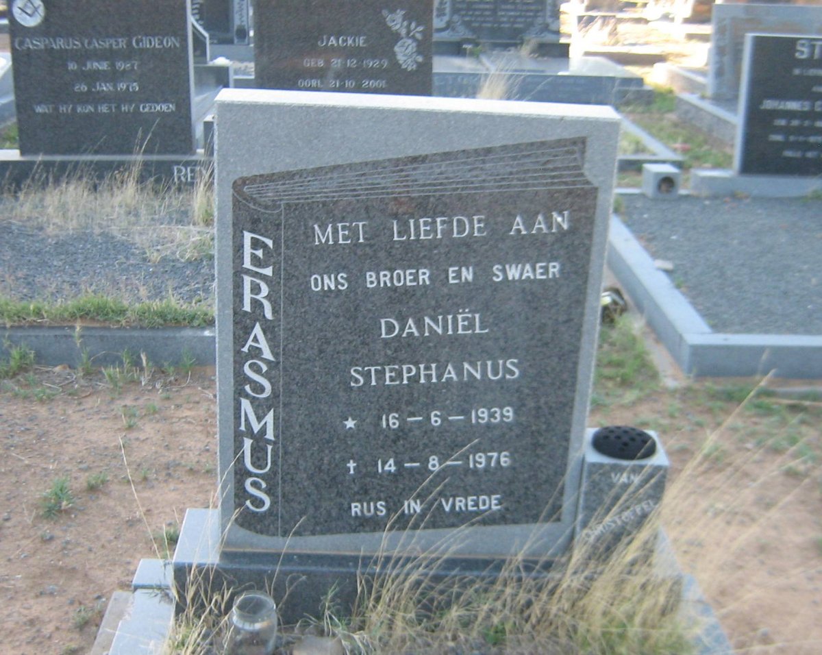 ERASMUS Daniël Stephanus 1939-1976