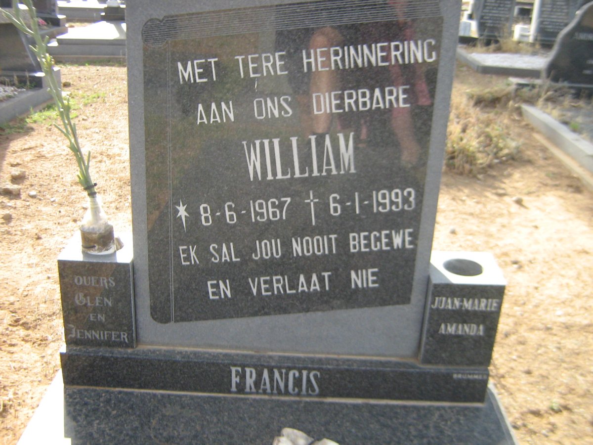 FRANCIS William 1967-1993