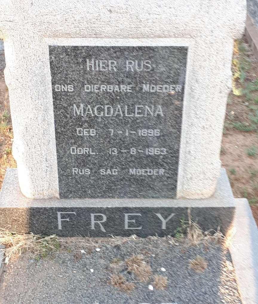 FREY Magdalena 1896-1963