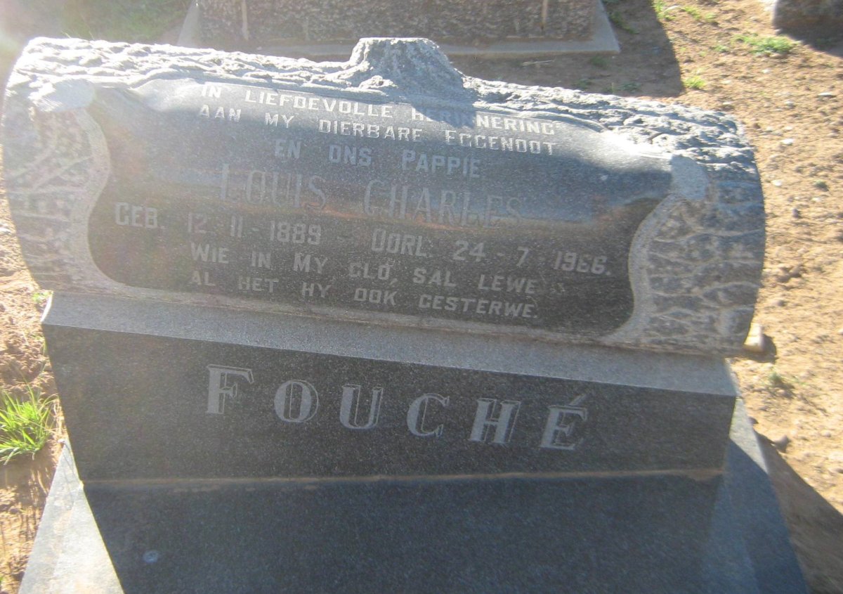 FOUCHÉ Louis Charles 1889-1966