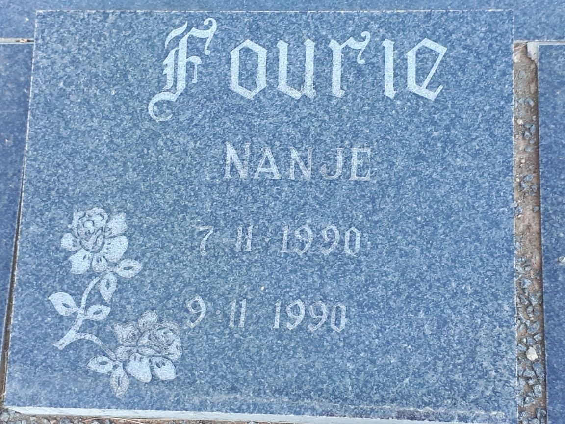 FOURIE Nanje 1990-1990