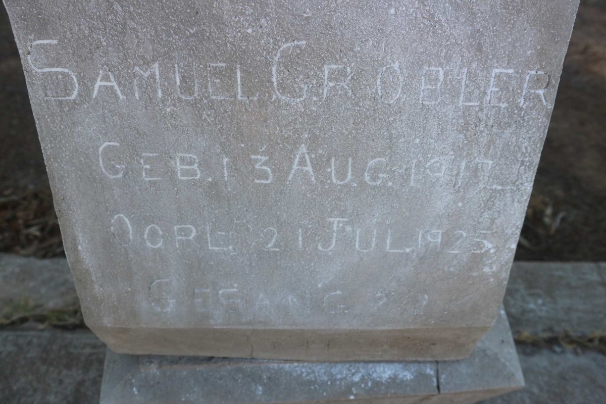 GROBLER Samuel 1917-1925