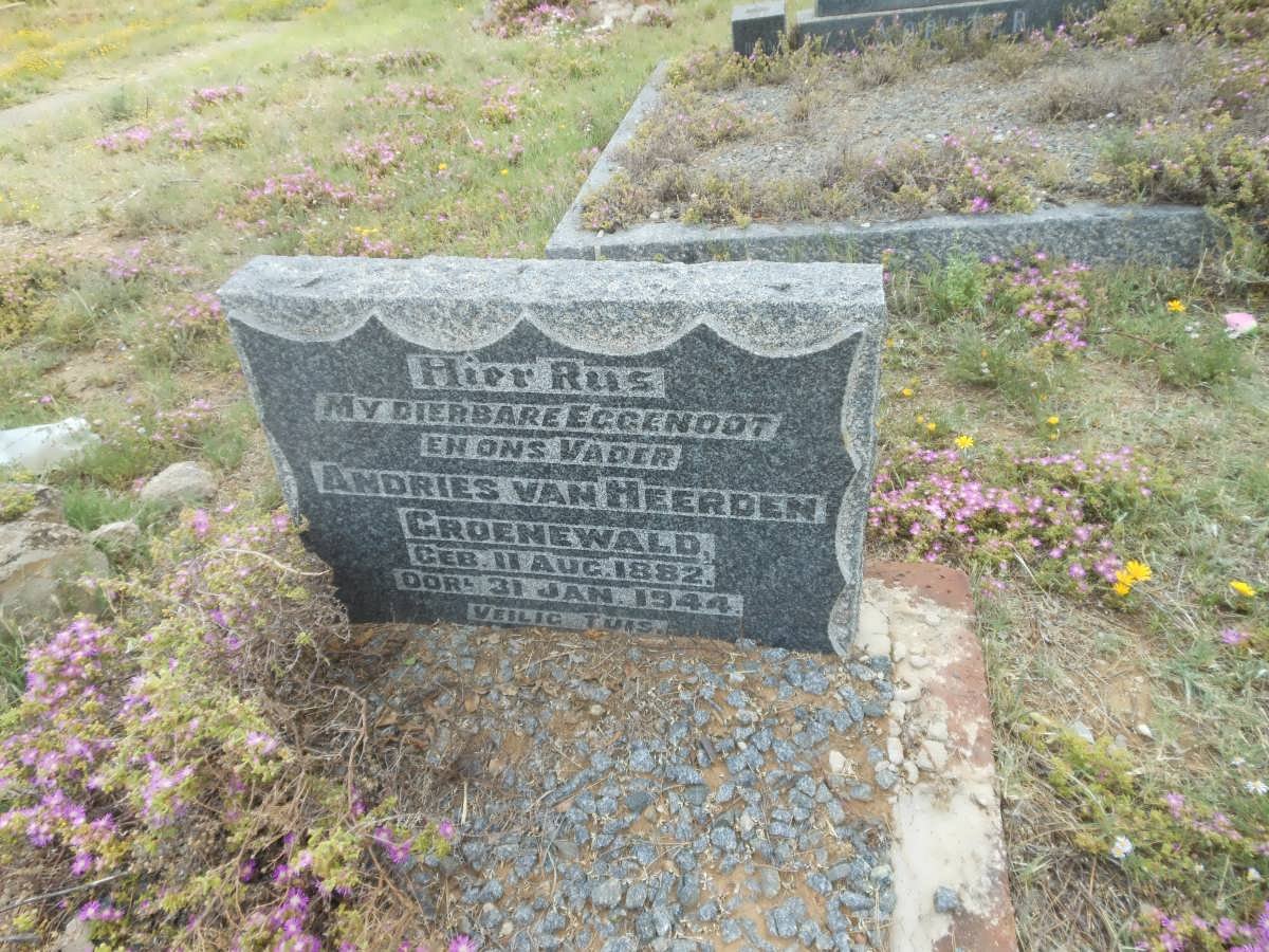 GROENEWALD Andries van Heerden 1882-1944
