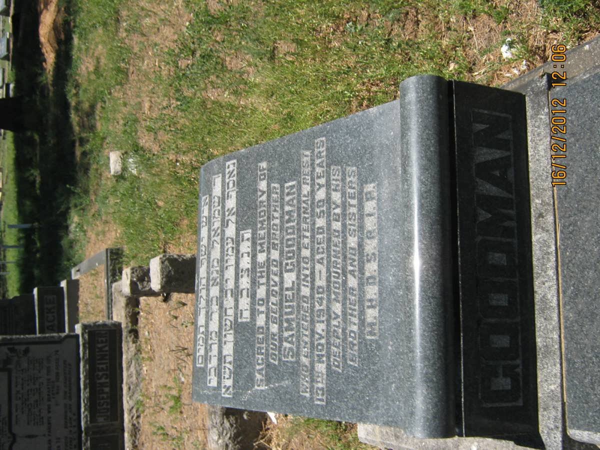 GOODMAN Samuel -1940