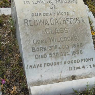 GLASS Regina Catherina nee WILCOCKS 1868-1956
