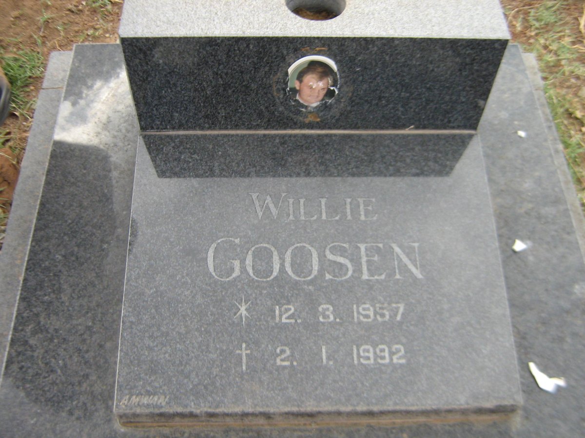 GOOSEN Willie 1957-1992
