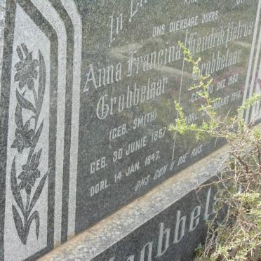 GROBBELAAR Hendrik Petrus 1863-1940 &amp; Anna Francina SMITH 1867-1947