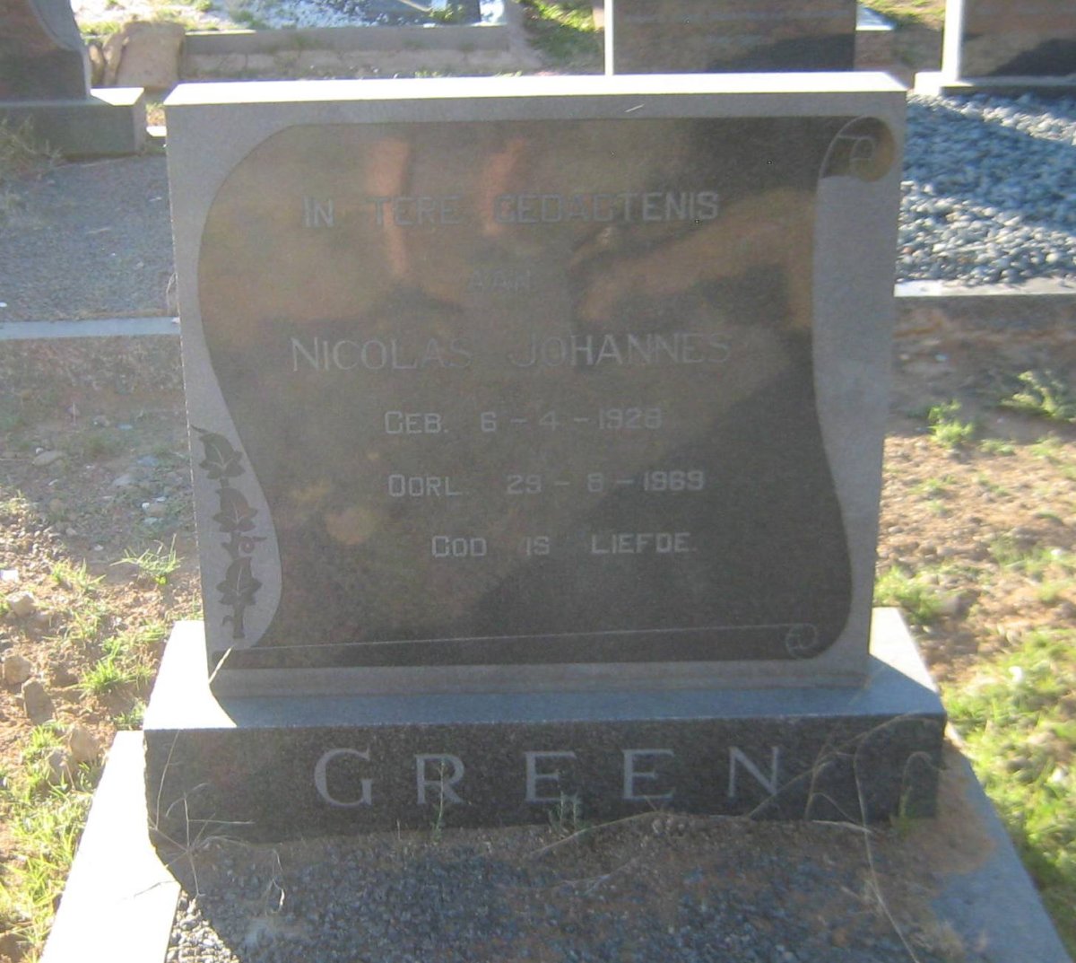 GREEN Nicolas Johannes 1928-1969