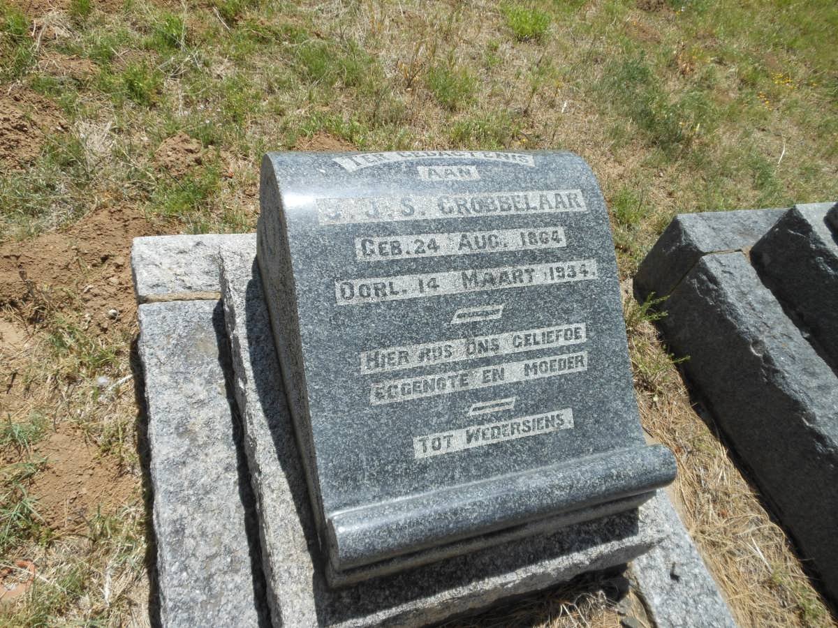 GROBBELAAR J.J.S. 1864-1934