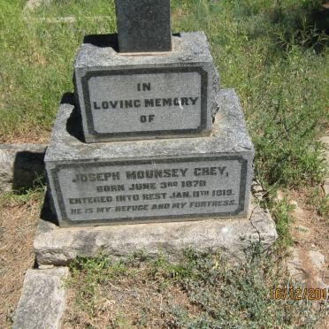 GREY Joseph Mounsey 1870-1915
