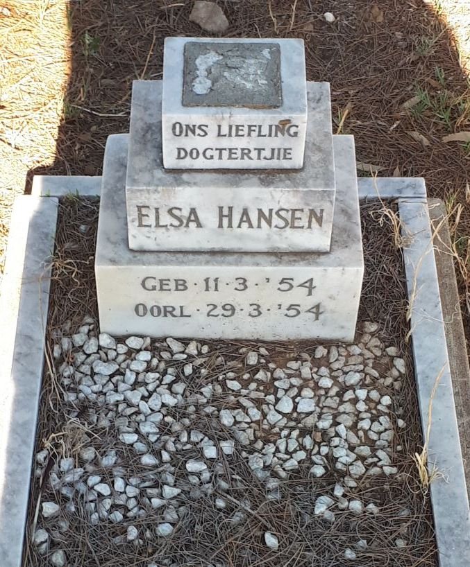 HANSEN Elsa 1954-1954