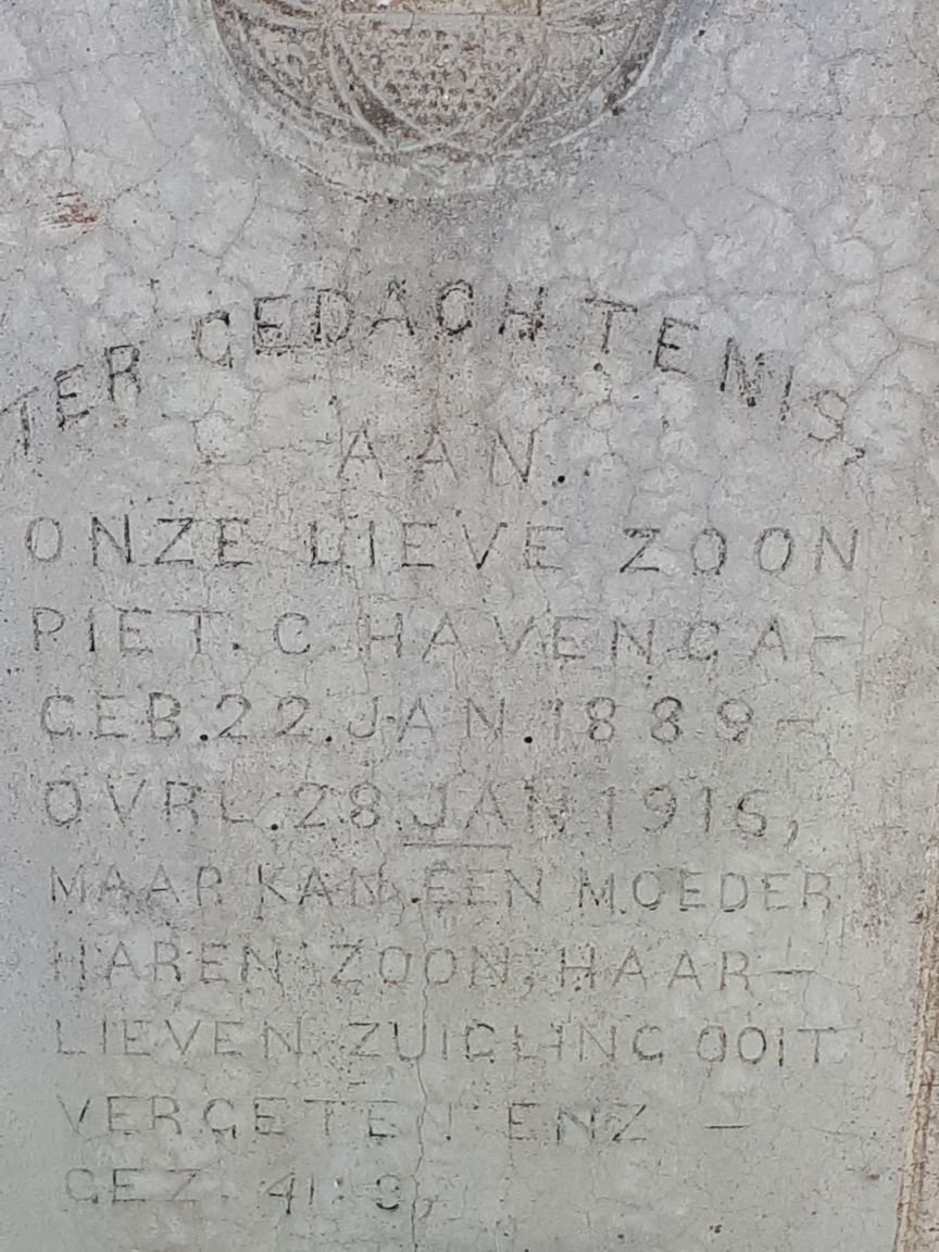 HAVENGA Piet C. 1889-191?