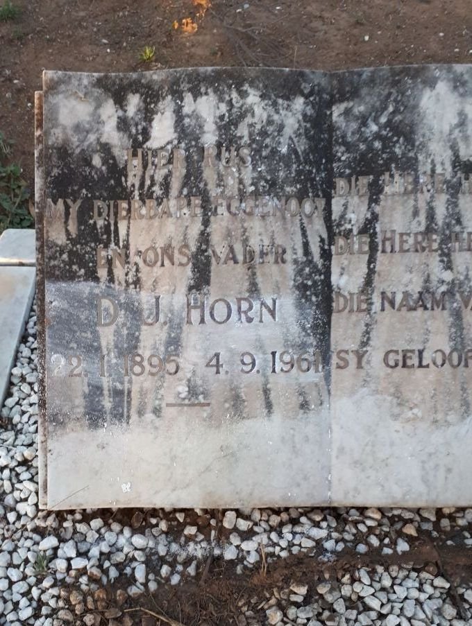 HORN D.J. 1895-1961