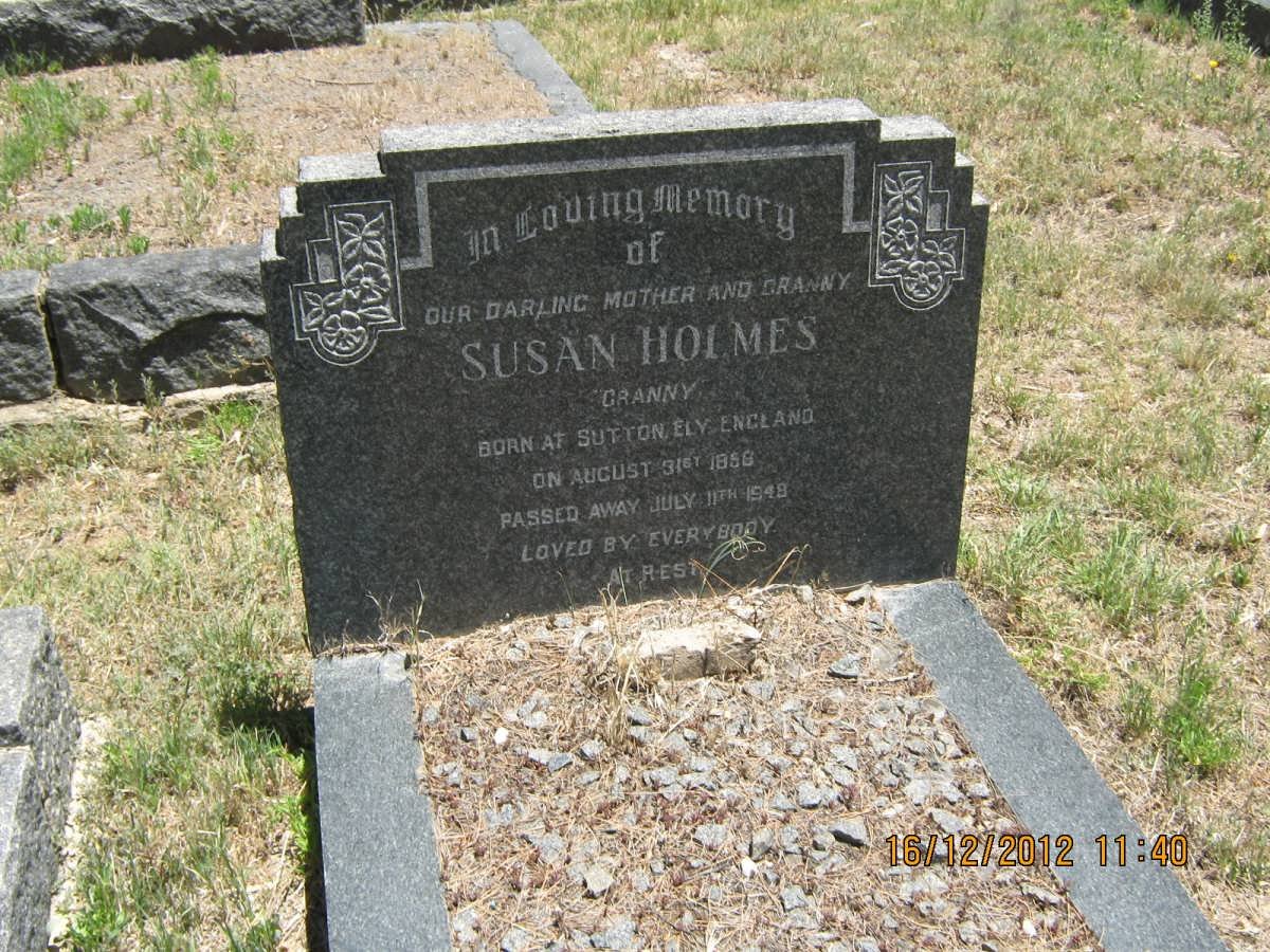 HOLMES Susan 1856-1949
