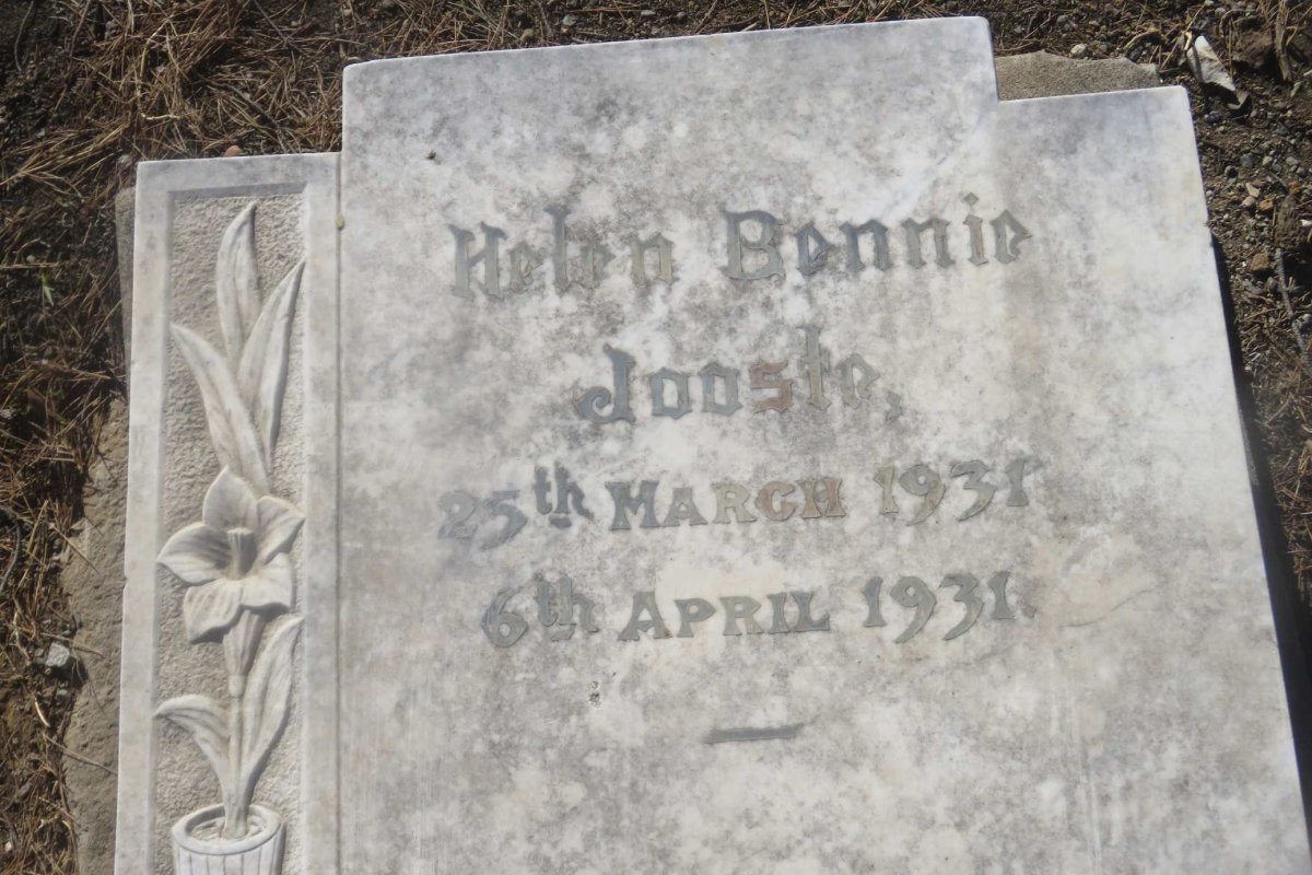 JOOSTE Helen Bennie 1931-1931