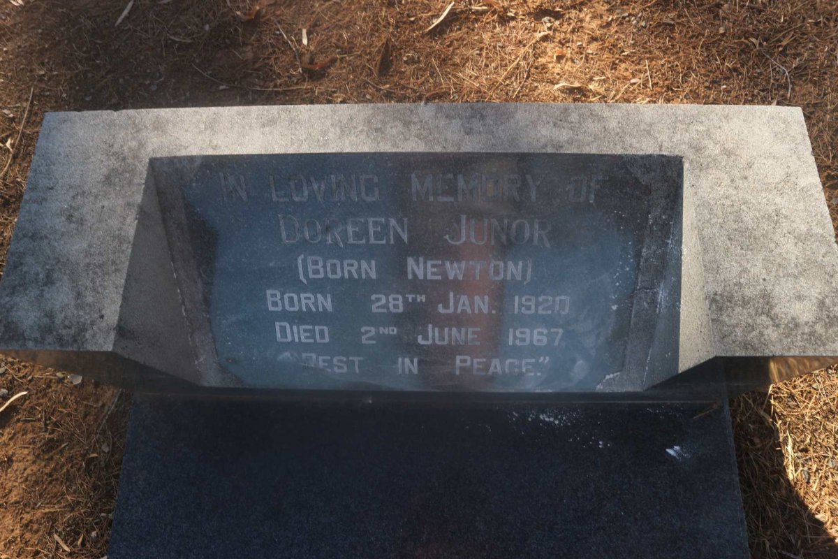 JUNOR Doreen nee NEWTON 1920-1967