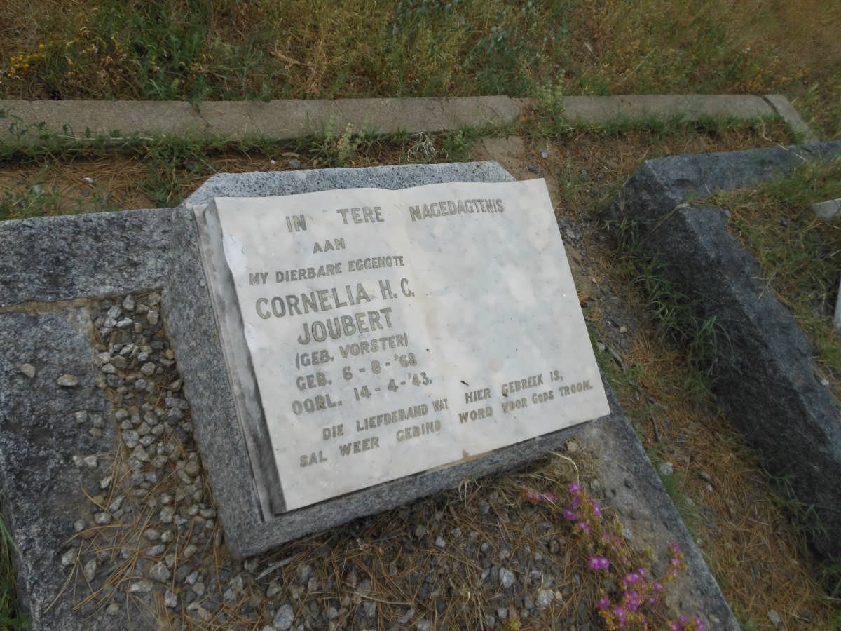 JOUBERT Cornelia H.C. nee VORSTER 1863-1943