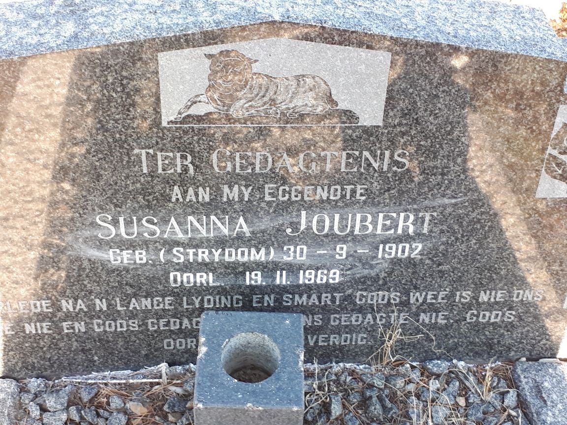 JOUBERT Susanna nee STRYDOM 1902-1969