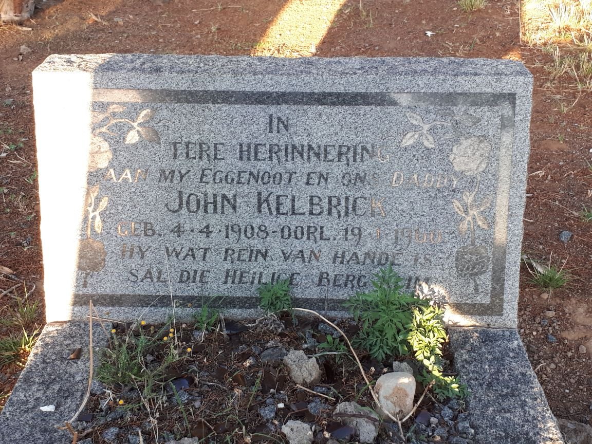 KELBRICK John 1908-1960