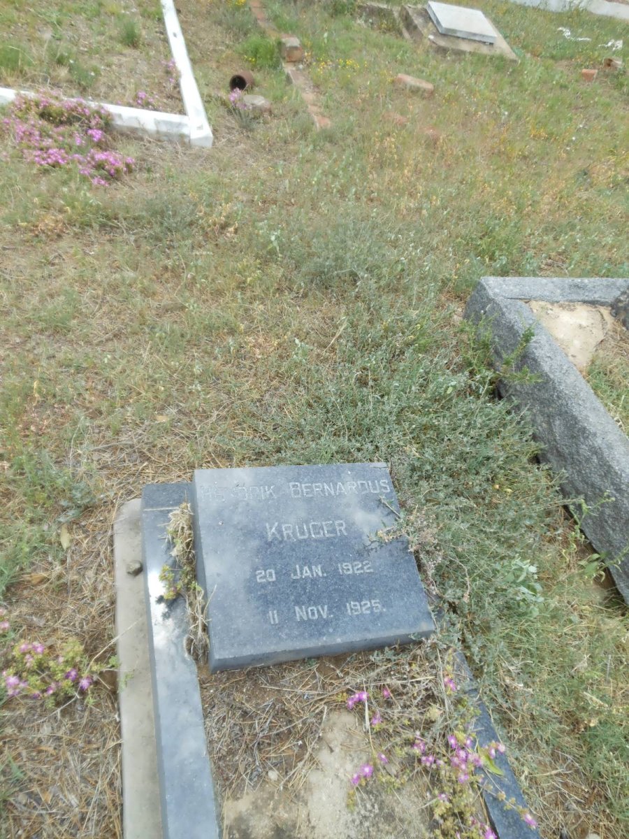 KRUGER Hendrik Bernardus 1922-1925