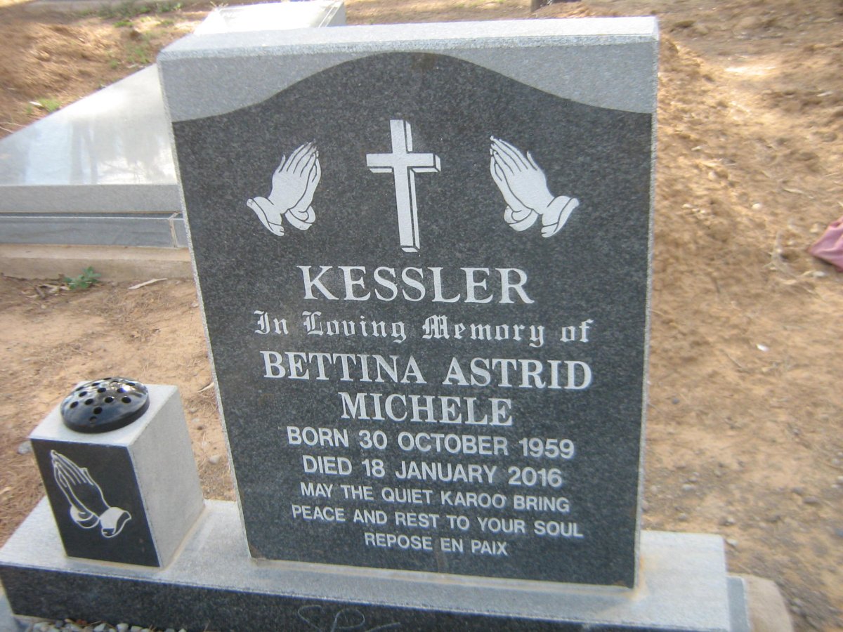 KESSLER Bettina Astrid Michele 1959-2016