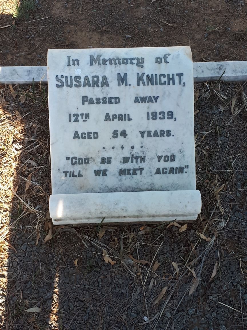 KNIGHT Susara M. -1939