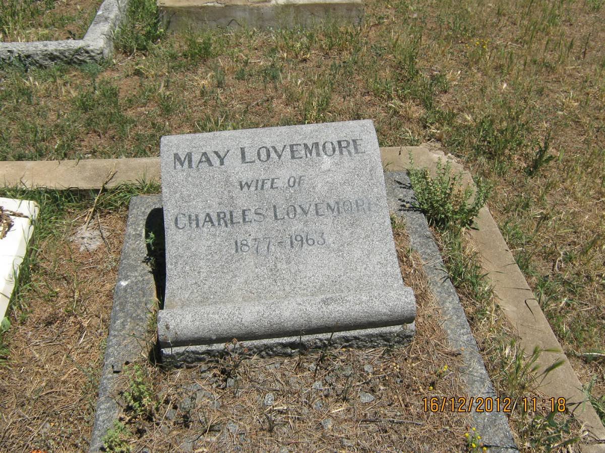 LOVEMORE May 1877-1963