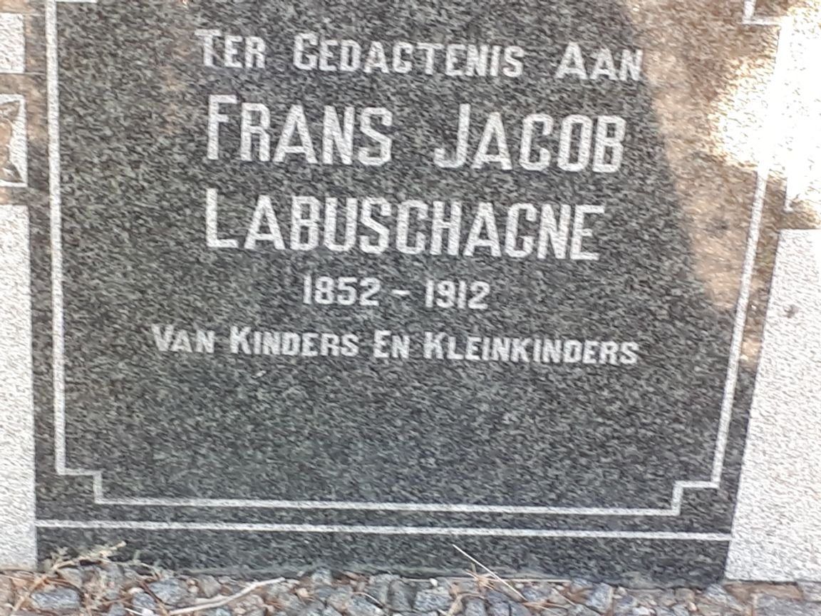 LABUSCHAGNE Frans Jacob 1852-1912