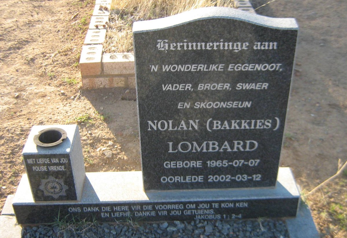 LOMBARD Nolan 1965-2002