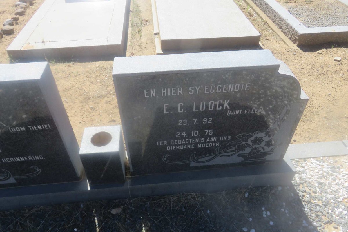 LOOCK M.C. 1889-1973 &amp; E.C. 1892-1975