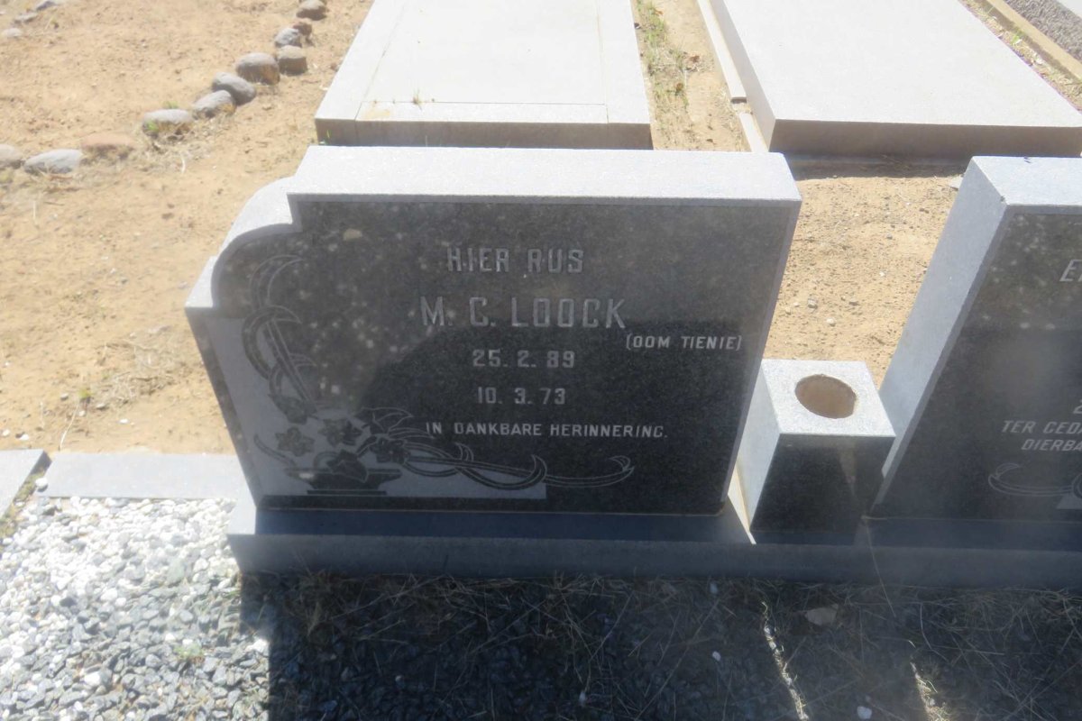LOOCK M.C. 1889-1973 &amp; E.C. 1892-1975