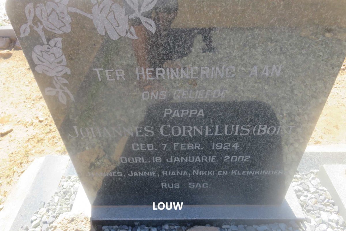 LOUW Johannes Corneluis 1924-2002