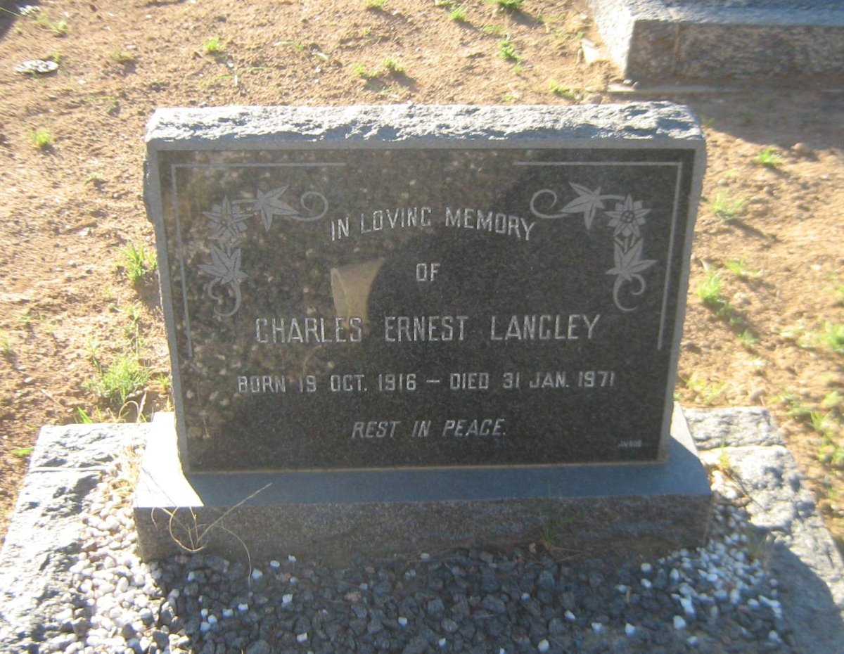 LANGLEY Charles Ernest 1916-1971
