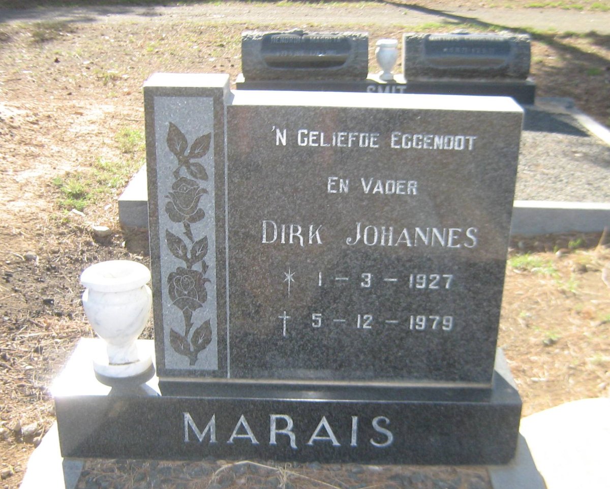 MARAIS Dirk Johannes 1927-1979