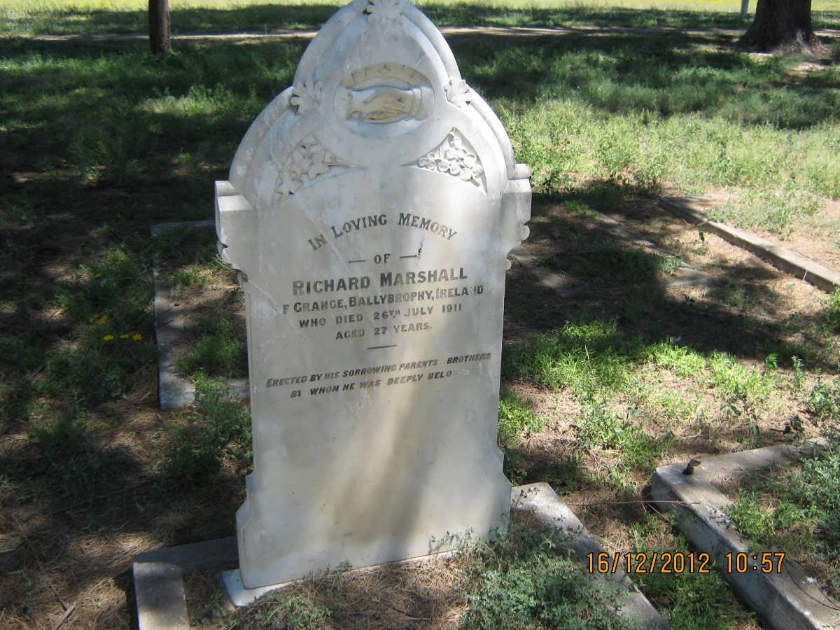 MARSHALL Richard -1911