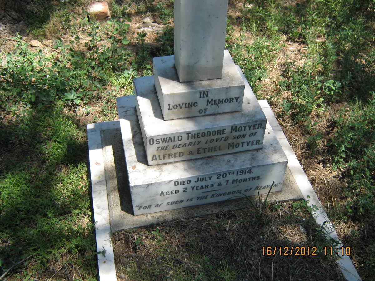 MOTYER Oswald Theodore -1914