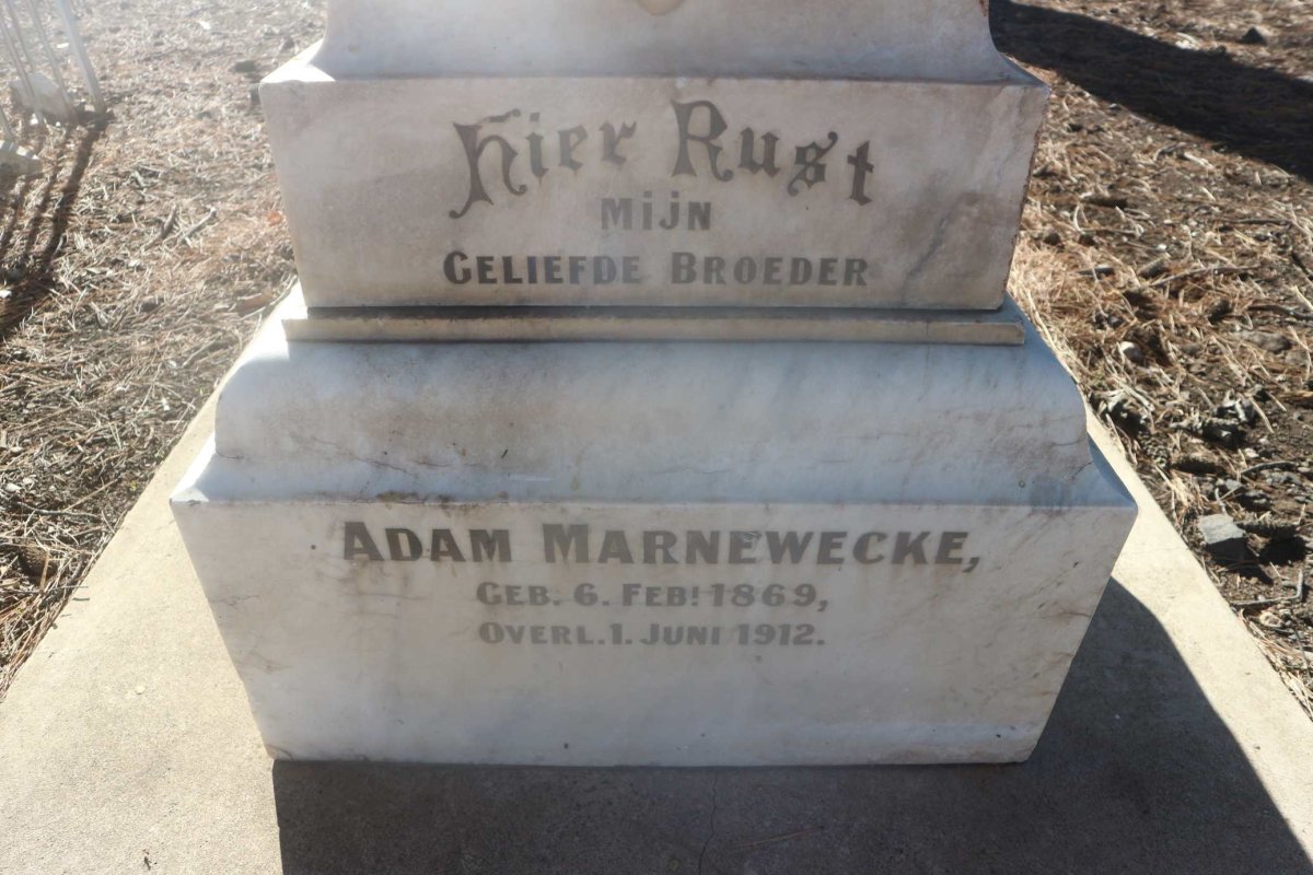 MARNEWECKE Adam 1869-1912