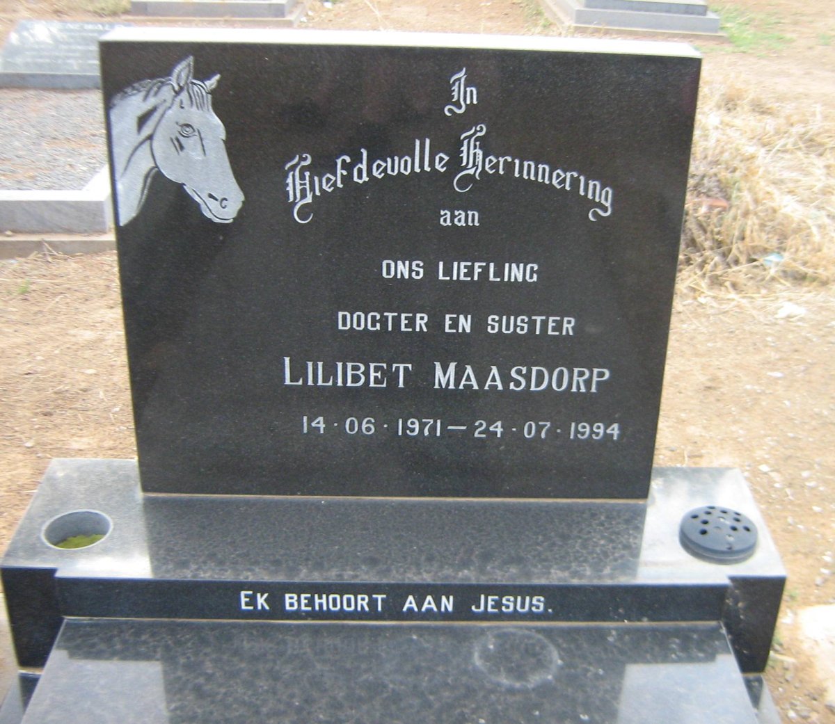 MAASDORP Lilibet 1971-1994