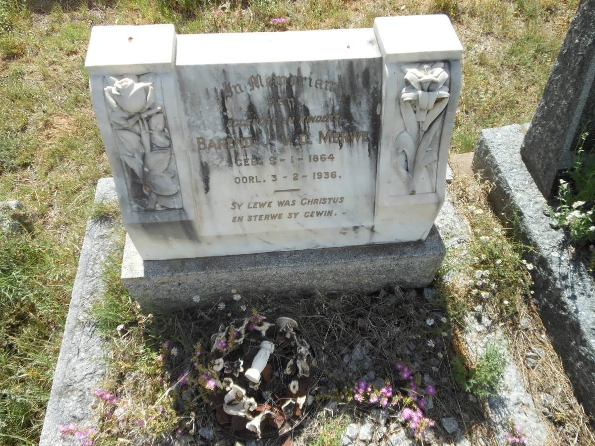 MERWE Barend J.  1864-1936