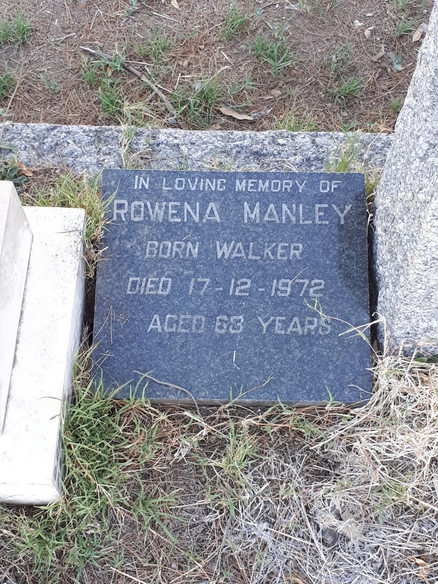 MANLEY Rowena nee WALKER -1972