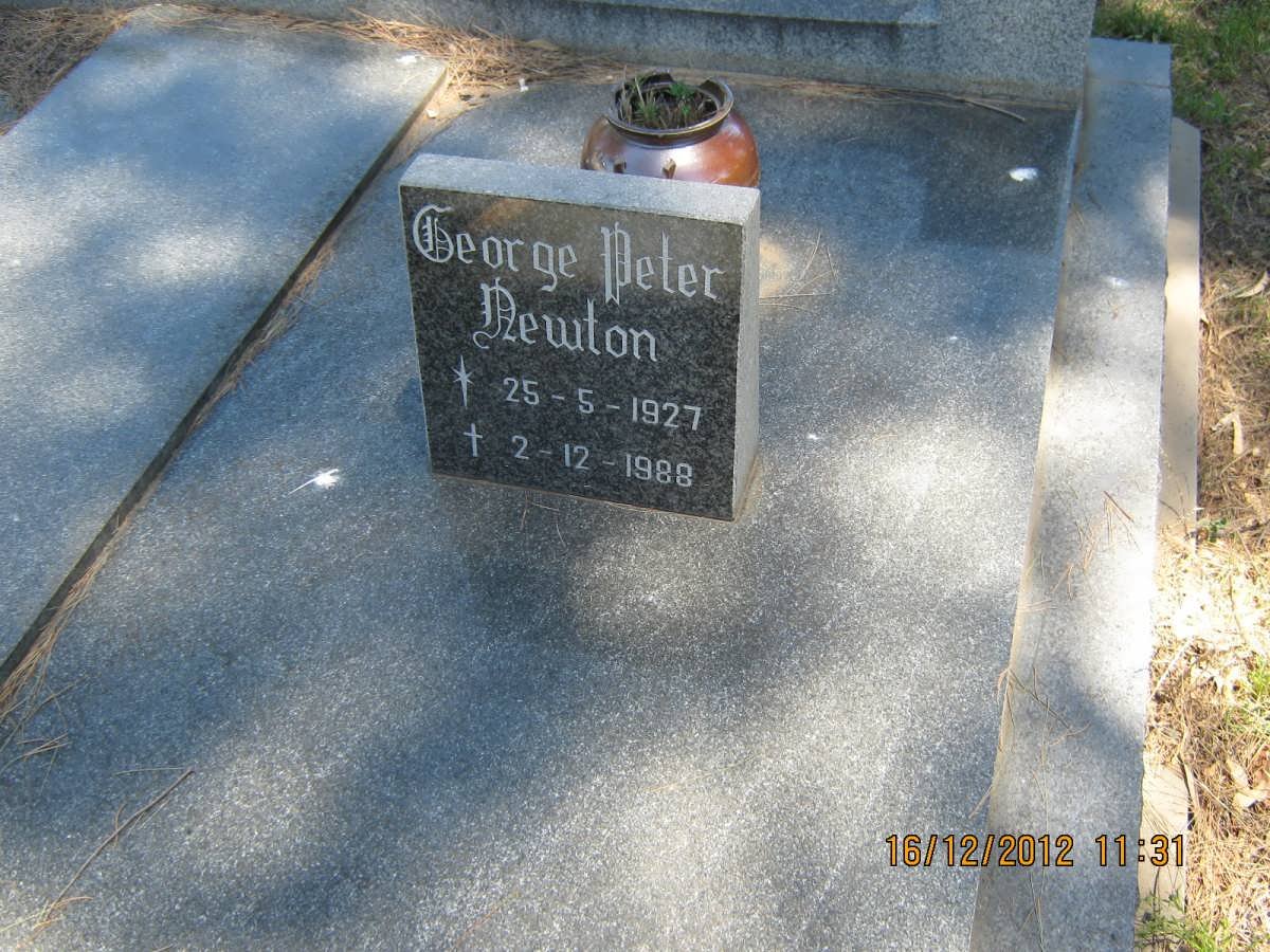 NEWTON George Peter 1927-1988