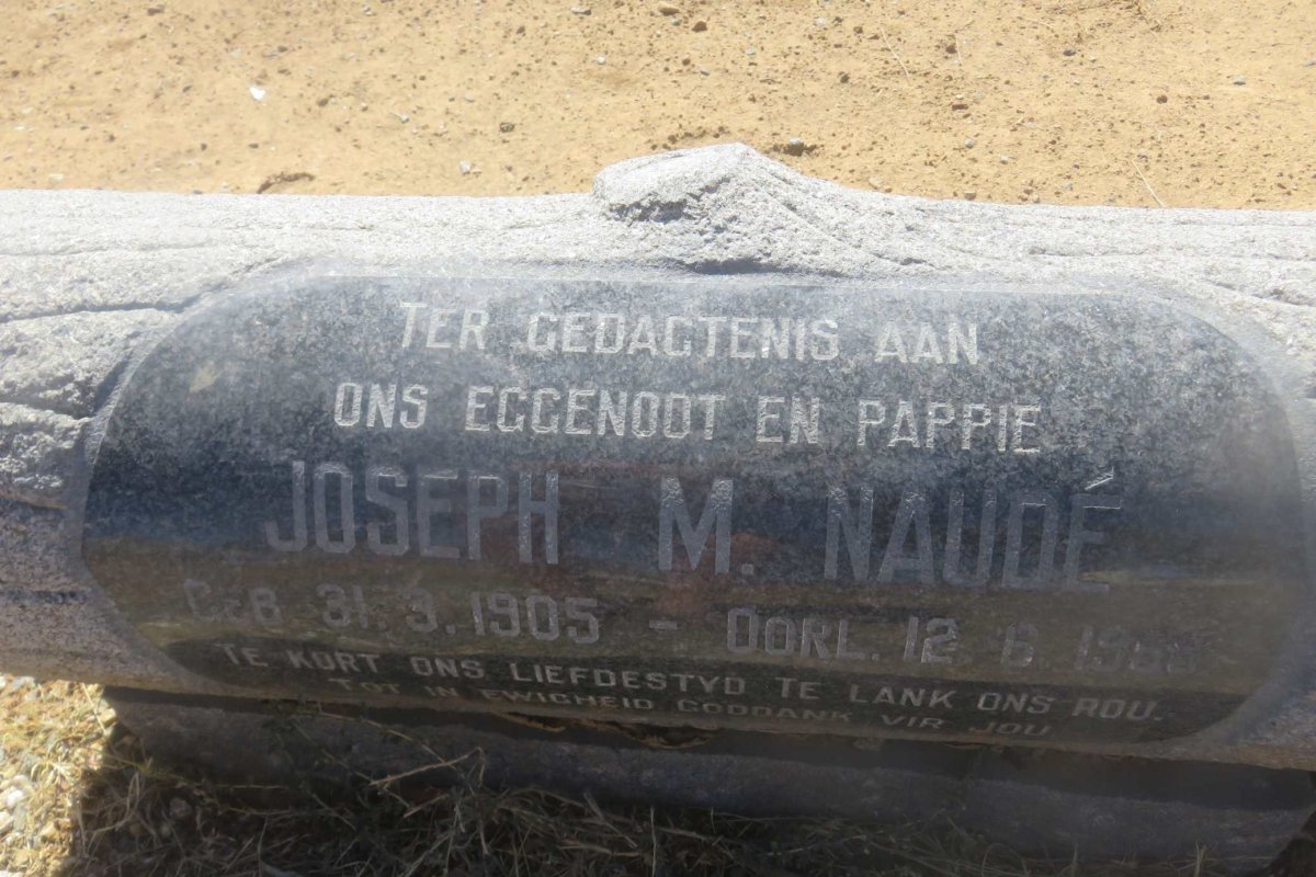 NAUDE Joseph M. 1905-19??