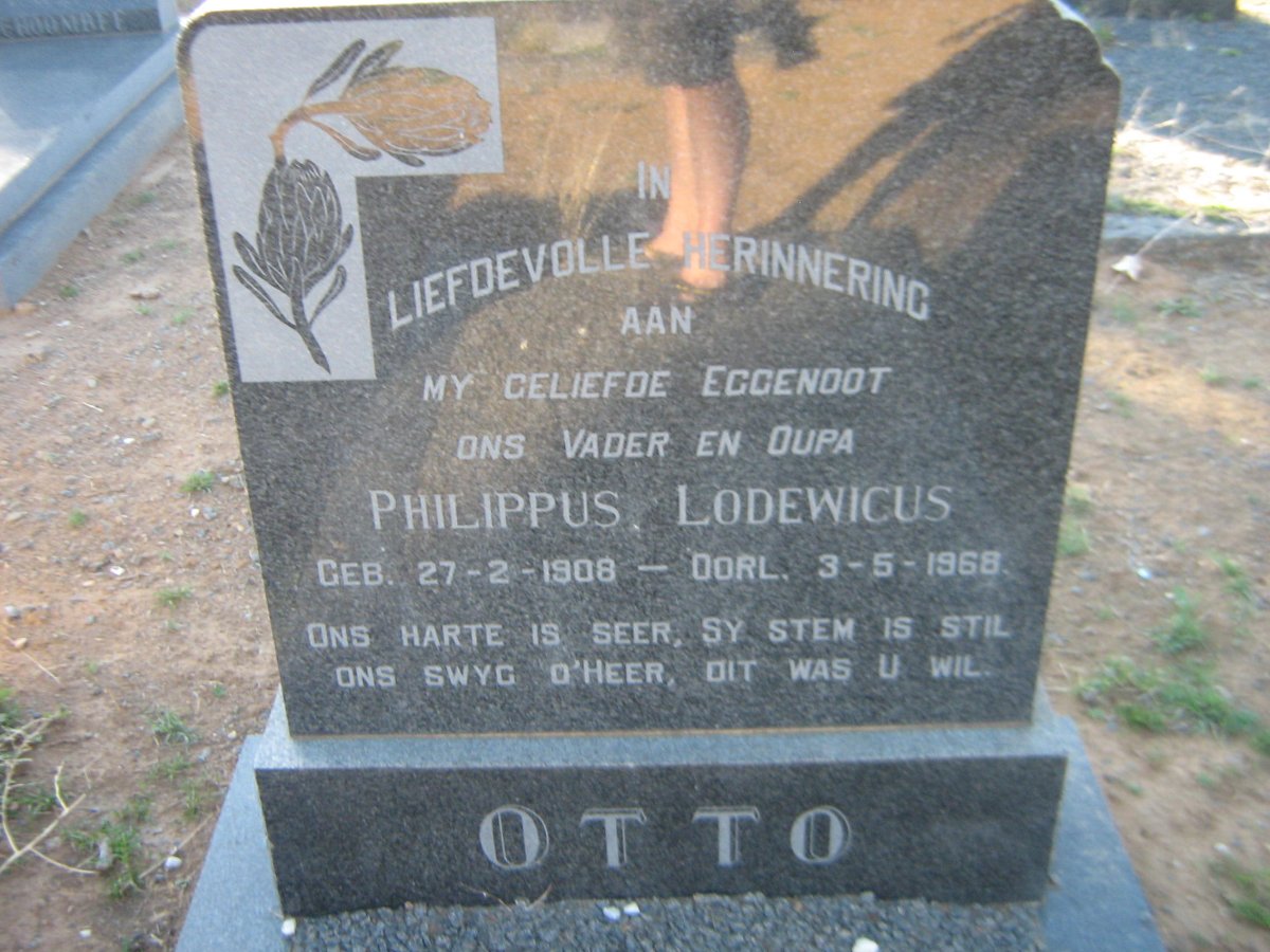 OTTO Philippus Lodewicus 1908-1968