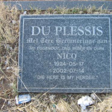 PLESSIS Nico, du 1924-2002