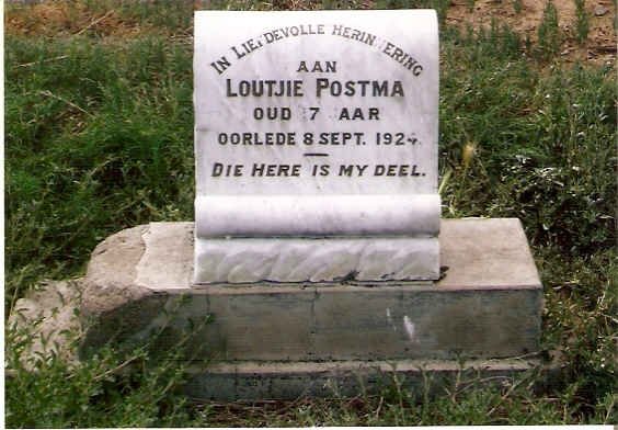 POSTMA Loutjie -1924